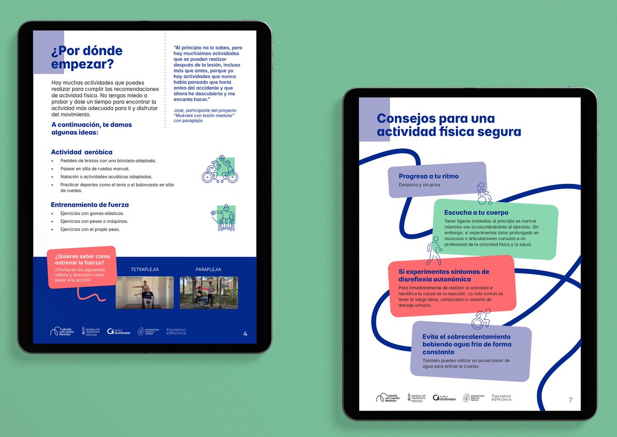 El dosier "Muévete con Lesión Medular" contiene desde consejos para mejorar la participación en actividad física hasta vídeos que muestran diferentes ejercicios para mejorar la calidad de vida. Descárgalo gratis aquí! ⬇️
ir.uv.es/eu24lVu

#MuéveteLM
#EUCAPA2024