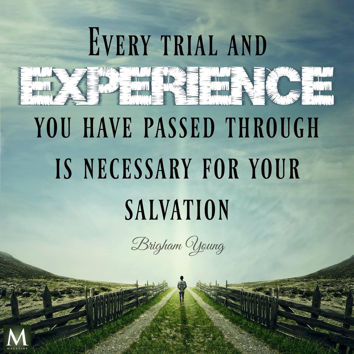 lds_believer's tweet photo. "Every trial and experience you have passed through is necessary for your salvation." ~ Brigham Young

#TrustGod #CountOnHim #WordOfGod #HearHim #ComeUntoChrist #ShareGoodness #ChildrenOfGod #GodLovesYou #TheChurchOfJesusChristOfLatterDaySaints https://t.co/8Q3fIScI3O