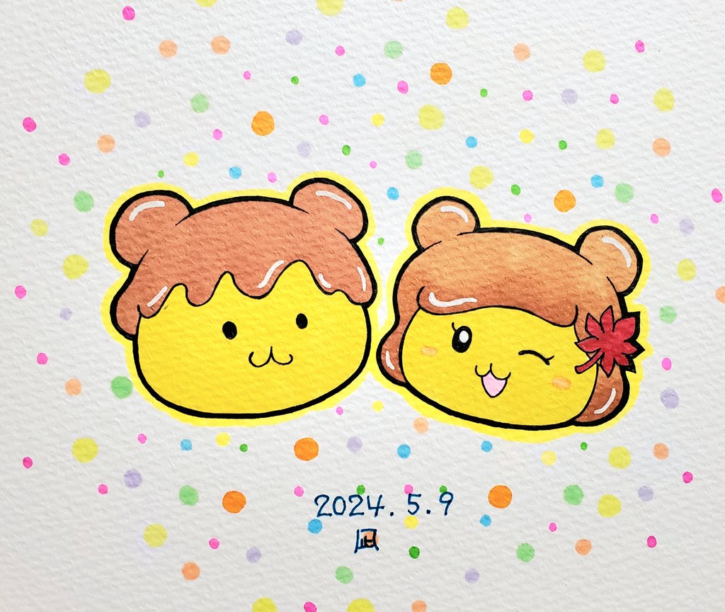 hydrangea_n0524's tweet photo. ポテくまくんとぷめるちゃん大好き垢☺
こそこそとポテくまくんとぷめるちゃんのファンアート描いてま～す☺
#ポテくまくん 
#ぷめるちゃん https://t.co/QxZFIPBzjc