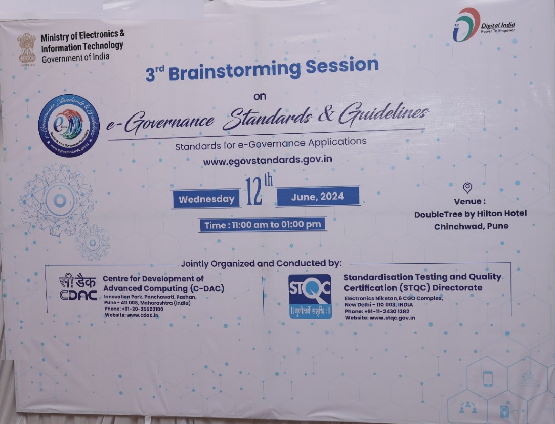 STPIPune's tweet photo. Shri Ajay Shrivastava, Director, STPI Maharashtra &amp; Goa participated in 3rd brainstorming session on e-Governance Standards &amp; Guidelines chaired by Shri Sanket Bhondve, Joint Secretary, MeitY at Pune. 
#STPIINDIA  #DigitalIndia https://t.co/3VjZfwxXzU