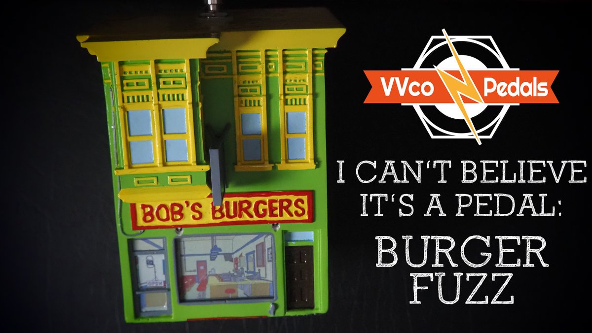 pedaloftheday's tweet photo. Today, we're checking out the @BobsBurgersFOX-inspired "I Can't Believe It's a Pedal" Burger Fuzz from @VVcoPedals...full demo out now, enjoy!!
https://t.co/TyNZiXbrLP
#pedaloftheday #vvcopedals #vvco #bobsburgers #fuzz #fuzzpedal #distortion #guitarpedal #guitarpedals https://t.co/hK3hhpBwh0