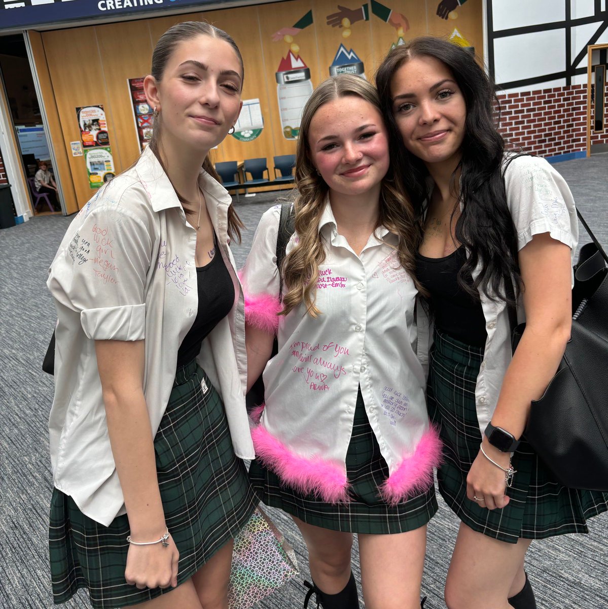 sptacademy's tweet photo. Saying goodbye to our Y11s 😭 

Having a lovely send-off with our leavers' assembly and shirt signing 🎈 

🤩  What a year group! https://t.co/J282LrCyNk