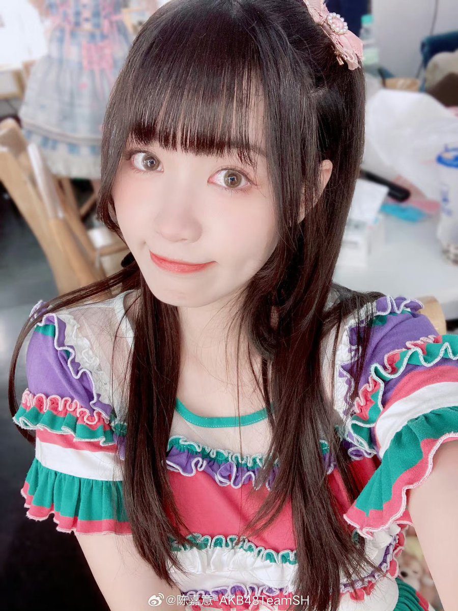 2Teamsh's tweet photo. AKB48 TeamSH 4期生 陈嘉意（Chen Jiayi）

2024.06.08 

久しぶりに「黑い天使」と「バケット」

2年ぶりに「千秋令」の衣装を着ました！

#AKB48TeamSH #陈嘉意 #chenjiayi https://t.co/s3N9Dz1IPz