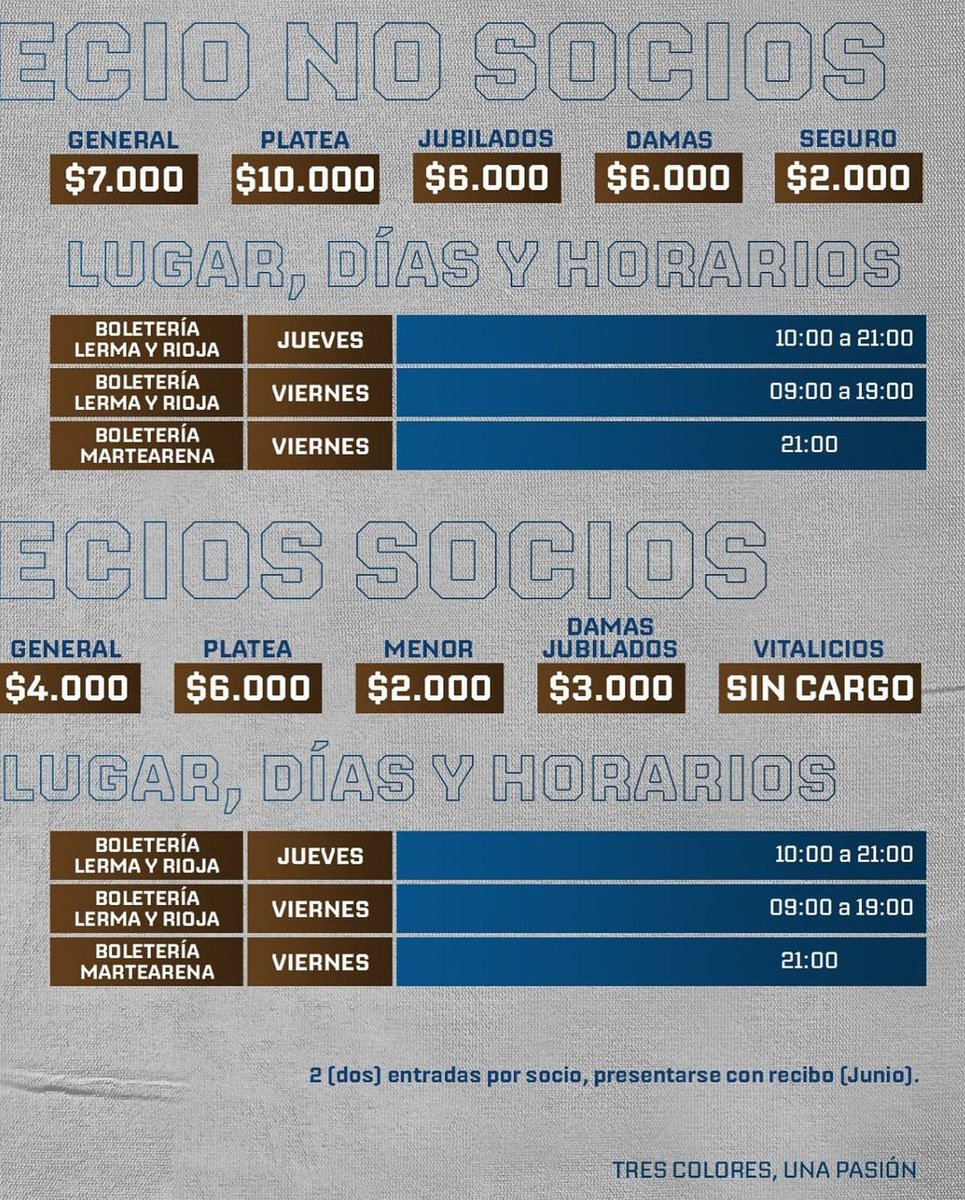 AntonianosUnido's tweet photo. Hoy arranca la venta de entradas

Mañana a las 22 hs, tenemos una cita 💙🤍🤎 https://t.co/phkVu89YsO