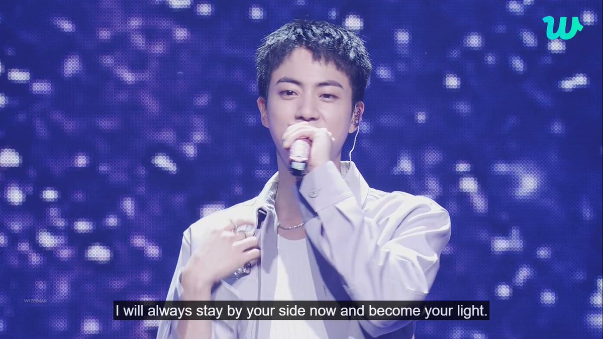 luvboxsmilev's tweet photo. Seokjin: i will always stay by your side now and become your light😭💜

THANK YOU JIN
WE LOVE YOU JIN
WE PROUD OF YOU 

#Seokjin #JIN 
 https://t.co/aC3P9sHBNg