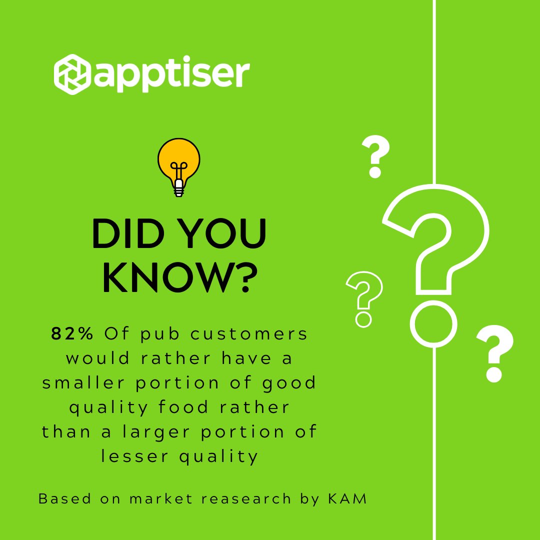 #Thursdaythoughts Pub customers are not only on the look out for great drinks but great food too! With an apptiser site you can showcase your menus not only for drinks but for food too! Join today: apptiser.io

#food #drinks