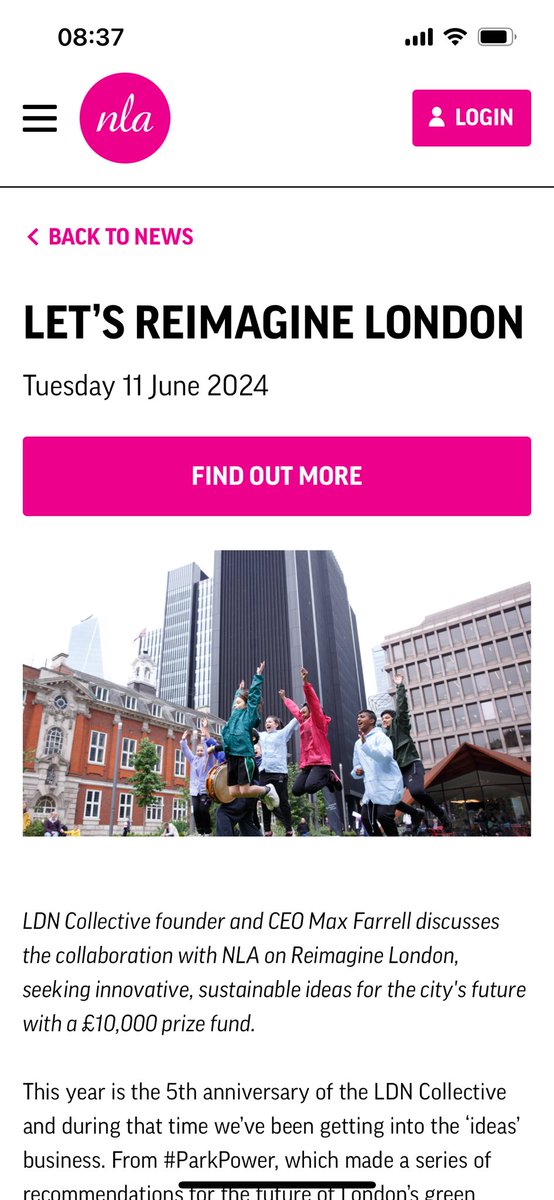 💡Do you have a big idea for the future of London?

Read this article by our CEO <a href="/MaxwellFarrell/">Max Farrell</a> in <a href="/nlalondon/">NLA</a>’s New London Weekly, and submit your idea before 12pm on 17th June! 🙌

👉 nla.london/news/lets-reim…