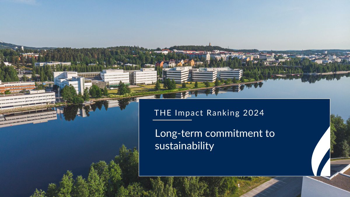 JYU sijoittui kestävyyttä ja vastuullisuutta mittaavassa THE Impact -arvioinnissa välille 301-400.

🌍Parhaiten JYU menestyi ilmastotekojen, vastuullisen kuluttamisen sekä yhteistyön ja kumppanuuden kategorioissa.

#JYUnique #THEglobalimpact 

 👉 r.jyu.fi/p8u