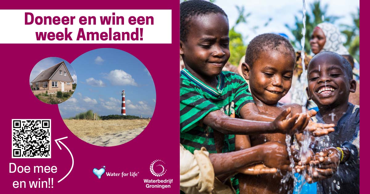 Vandaag is <a href="/DelfSail/">DelfSail 2024 - The Legacy of the Seven Seas</a> begonnen! Wij staan er met watertappunten zodat je je flesje kunt vullen! En voor <a href="/WforL/">Water for Life</a> hebben we een doneeractie opgezet: bij donatie maak je kans op een vakantieweek Ameland! Ga naar: waterforlife.nl/delfsail2024
#winactie #DelfSail2024 #winnen #sail #eemsdelta