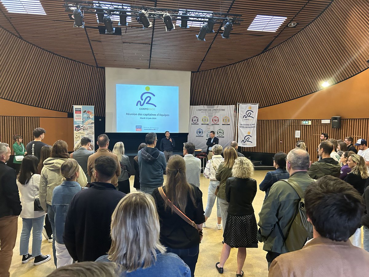 La Course à Pied Inter Entreprises avec l'accueil des chefs d'équipe ce mardi à #saintetienne.

Jeudi 6 juin ce sont 10 collaborateurs du site de Mably qui ont participé à l'étape de #Roanne de la #coporace et ce jeudi ils seront 20 sur la ligne de départ à #SaintEtienne 🏃‍♂️🏃‍♀️