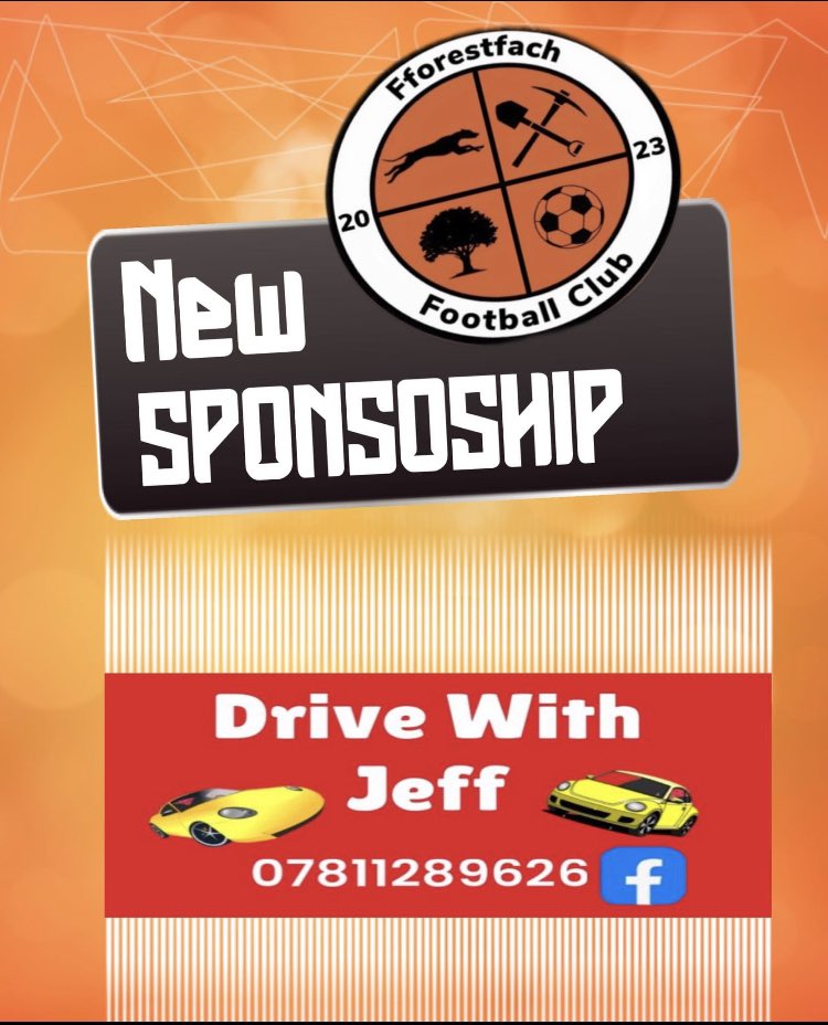 FforestfachFC's tweet photo. More absolutely fantastic news!

We have another new sponsor ready for the 24/25 season from Drive with Jeff! 
Jeff is one of the best about at what he does and we are over the moon to welcome his business to the fach family! 
#uppafachhh🟠⚪️ https://t.co/JE3IjmWCQa