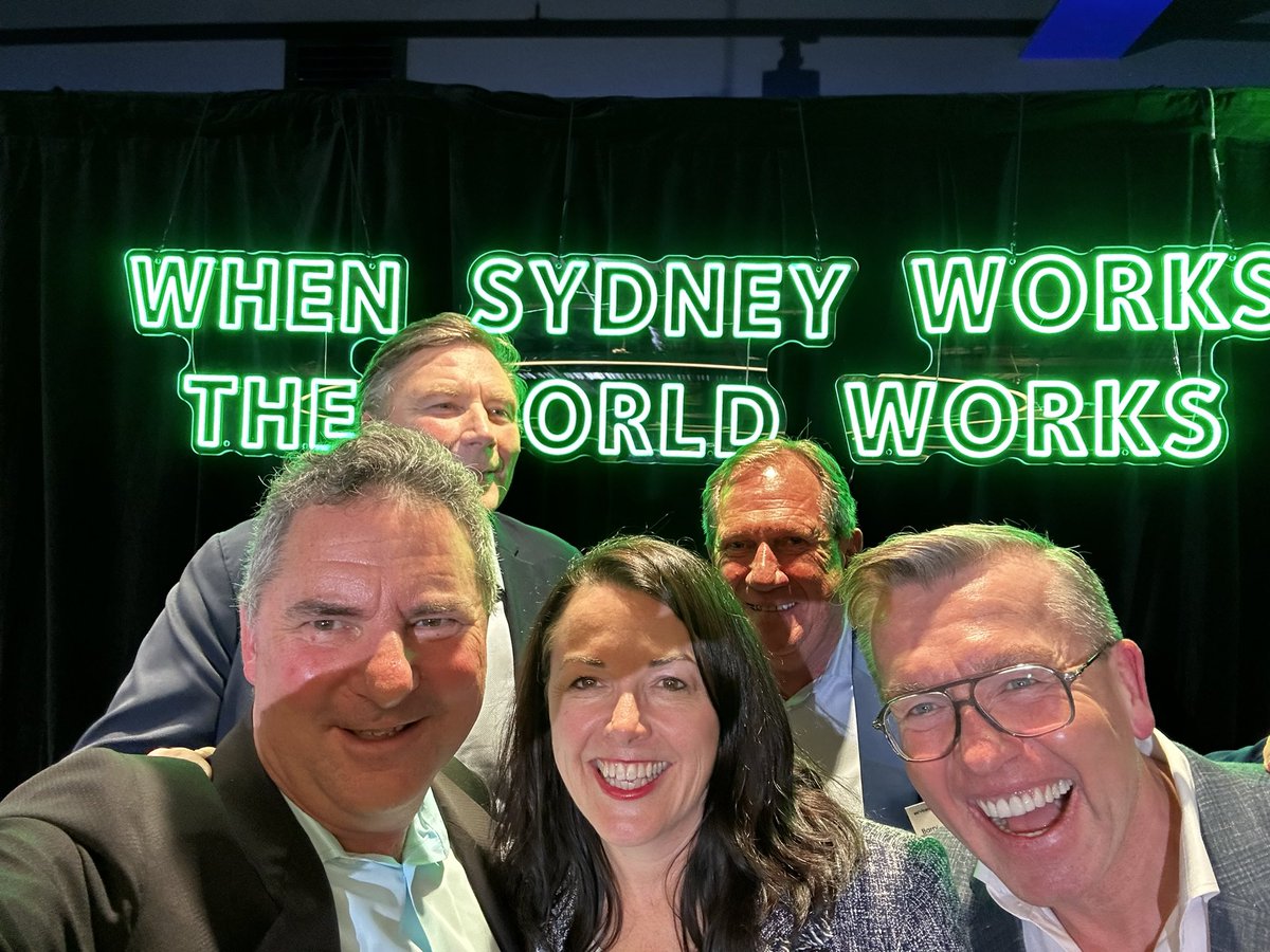 DrLarryMarshall's tweet photo. Last night’s launch of @ServiceNow Innovation Centre in Sydney was a pleasure to join with my old chairman David Thodey, Melissa Ries, @BarryDietrich &amp; @NSWgovernment Minister Anoulack Chanthivong to share our stories of turning  #InventionToInnovation https://t.co/ZvoFdSM76y