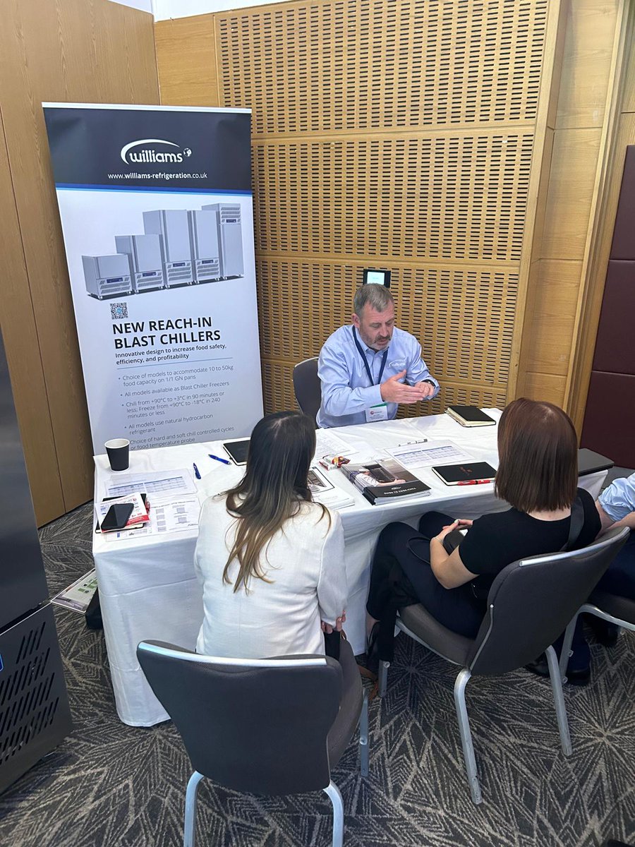 WilliamsRef's tweet photo. Williams are on Stand 21 at the Ceda conference!
Come by our stand to learn more about our fantastic energy-efficient products, including our innovative blast chiller range!
#CEDAConference24 #BlastChiller #BurtonUponTrent #FoodService https://t.co/4EVVymkzS5