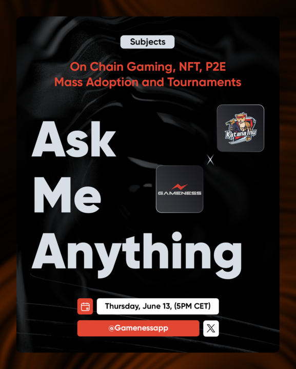 📢 AMA ALERT 📢

Today we have an AMA with <a href="/katanainu/">Katana Inu</a> ! ⚡

Set your reminder and don't miss that! ⏰

x.com/i/spaces/1djGX…