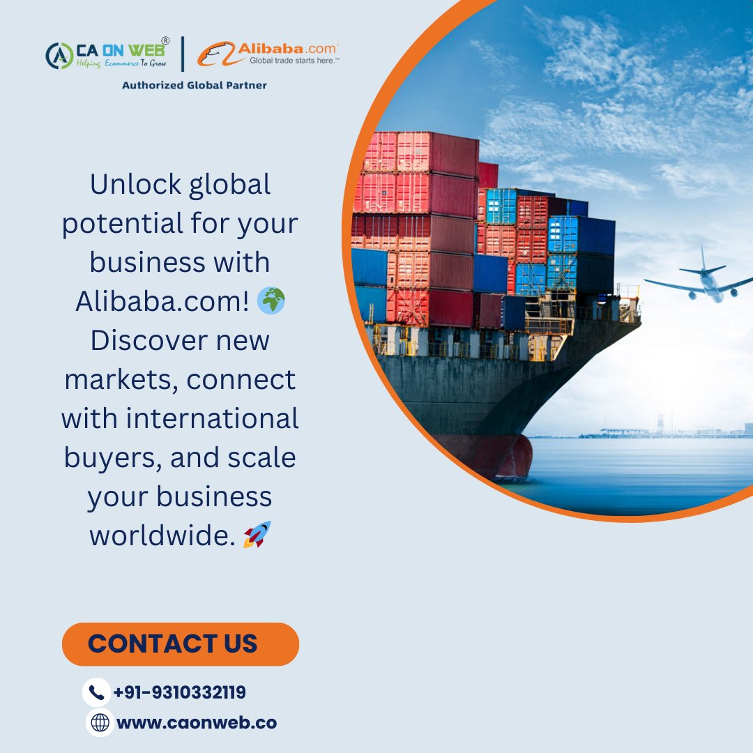Connect with international buyers with Alibaba.com.
.
.
#globalbusiness #alibaba #EcommerceSuccess #ScaleUp