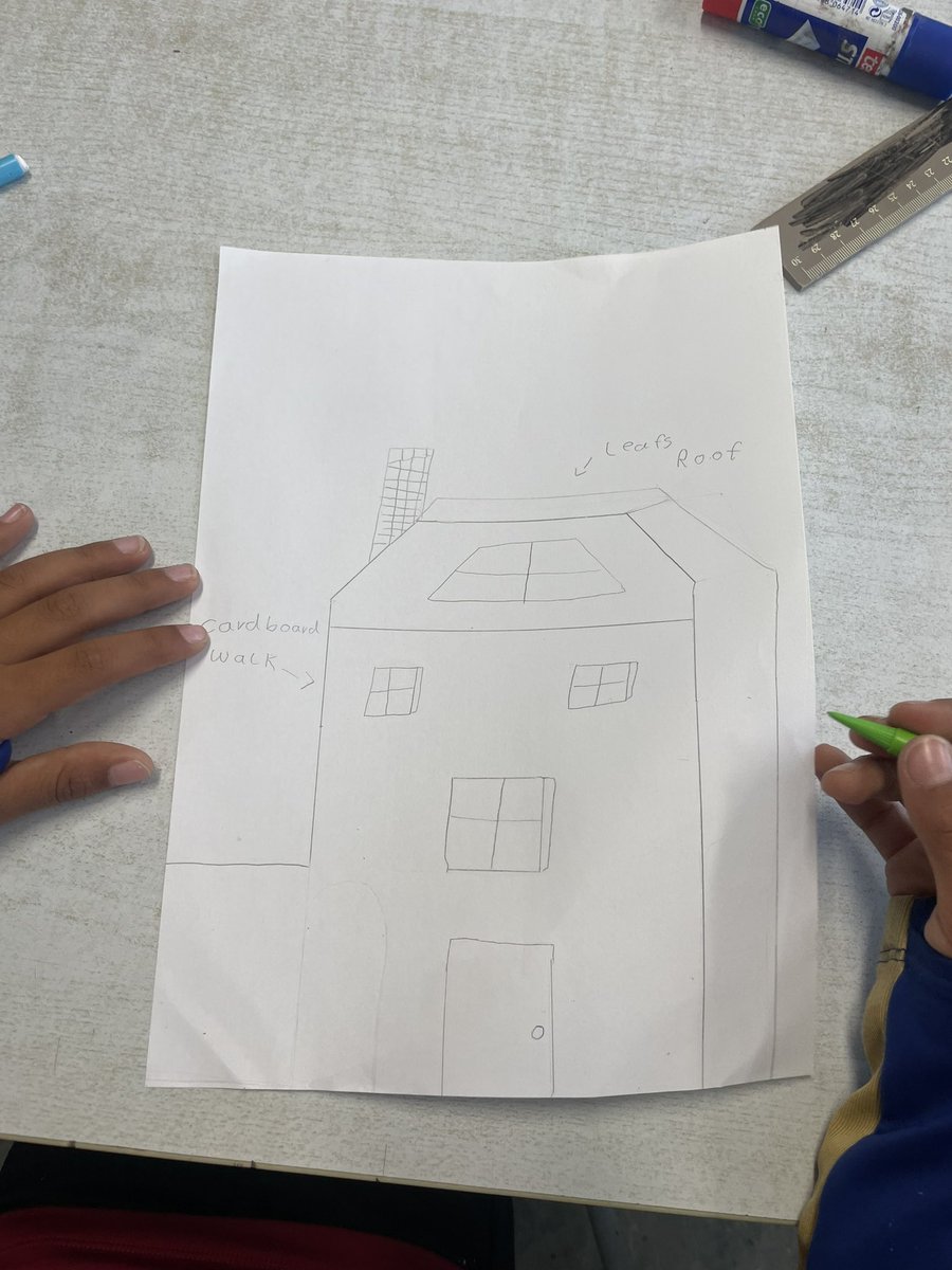 MsDodd6's tweet photo. Using our shape and space skills to design and build a warm, dry house in 2B! 🏠 Some excellent architects in the making! https://t.co/puOkt0ZkIe