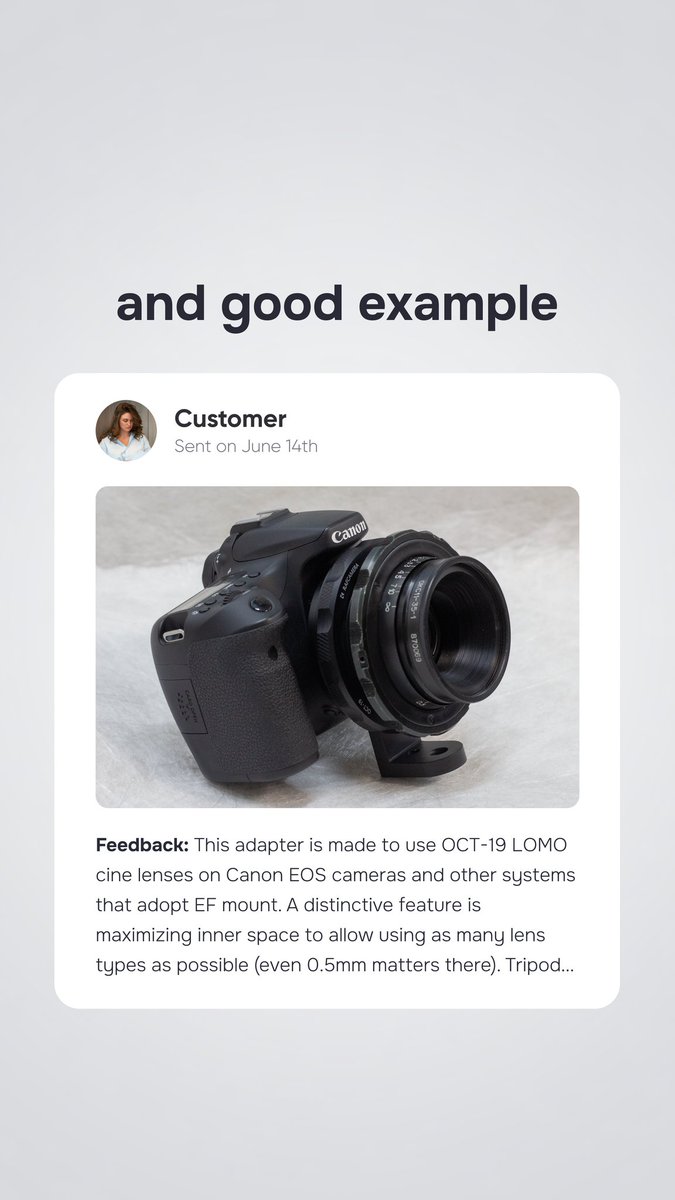 RPankratau62882's tweet photo. GET UP TO 30% DISCOUNT 🔥

In exchange for photos, videos and description

You can find more information at https://t.co/De5w5yOkBI or in a post 👇

#lensadapter
#lensadapters
#cameraadapters
#cameraadapter
#customadapter
#customadapters https://t.co/ISEIW8LsDV