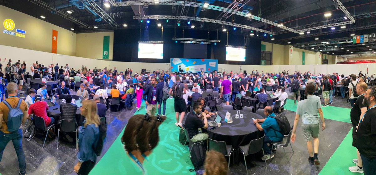 The contributor day starts at WordCamp Europe in Torino #WCEU