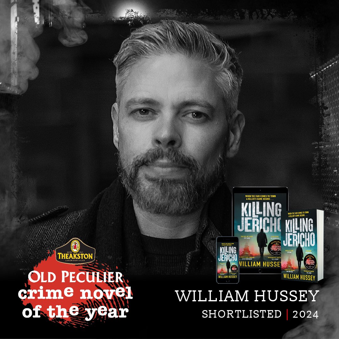 WHusseyAuthor's tweet photo. 🚨HUGE NEWS!🚨
I’m thrilled to reveal KILLING JERICHO made the SHORTLIST for the Theakston Old Peculier Crime Novel of the Year
2024! The shortlist is open to vote until 11 July. Pls give fiction’s FIRST Traveller detective a vote here 🙏
https://t.co/AREAmyT5Z6
#TheakstonsAwards https://t.co/VRV74h6XrX