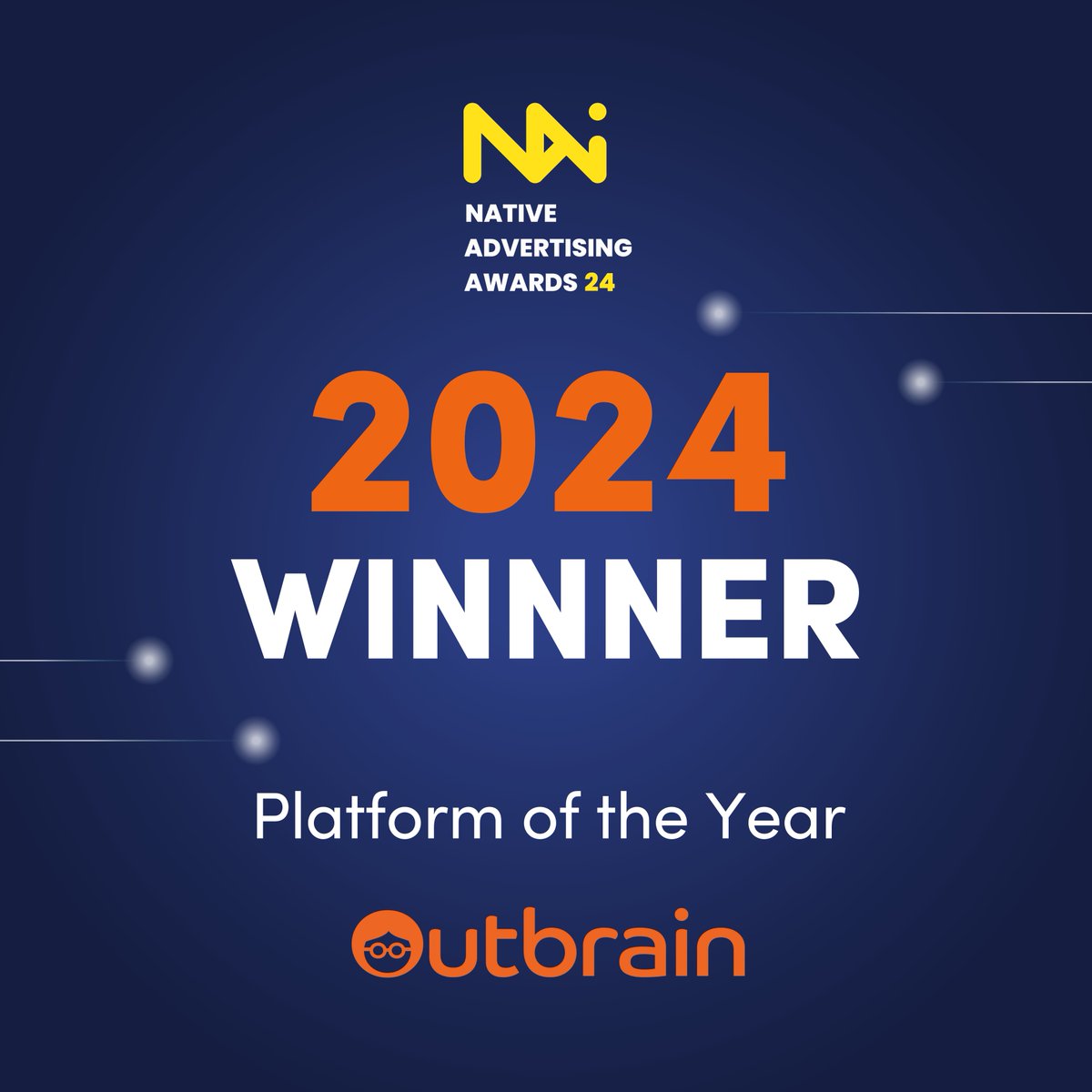 As Outbrain is celebrated as the 2024 Platform of the Year by the <a href="/NativeInstitute/">Native Advertising Institute</a> for the second year in a row, we take pride in our role in fortifying the open internet and fostering sustainable journalism across our network of 8,000 publisher partners.