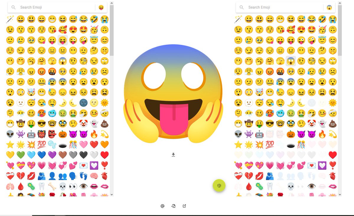 enetb's tweet photo. Vous cherchez à créer des émojis personnalisés pour agrémenter vos messages?🤔
On a la solution pour vous🤩
Avec EmojiKitchen, mélangez divers émojis pour en créer de nouveaux, tous plus marrants les uns que les autres🤡
Pour y accéder, ça se passe dans le tweet ci-dessous👇 https://t.co/CS0M6baJWU