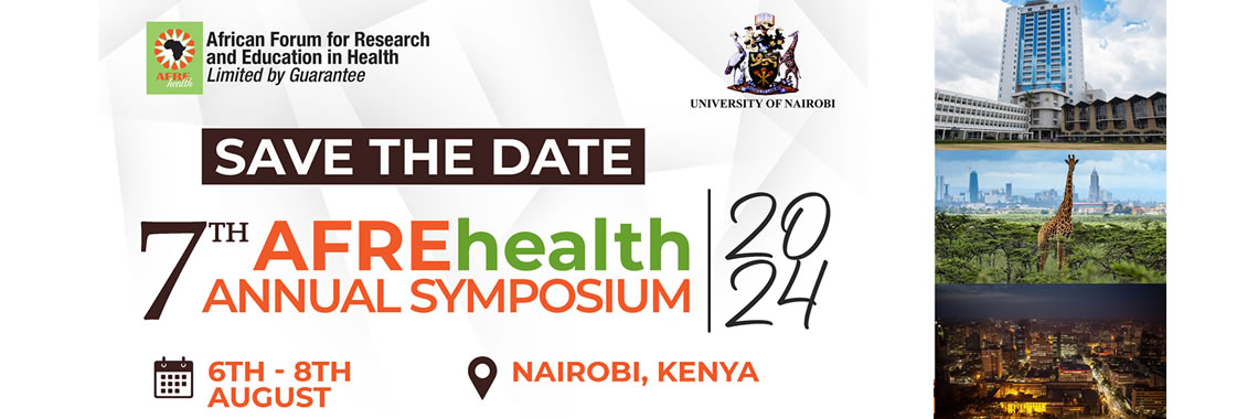 Registration for the 7th AFREhealth Annual Symposium is ongoing.
Get more details on this link: bit.ly/3zaYntq