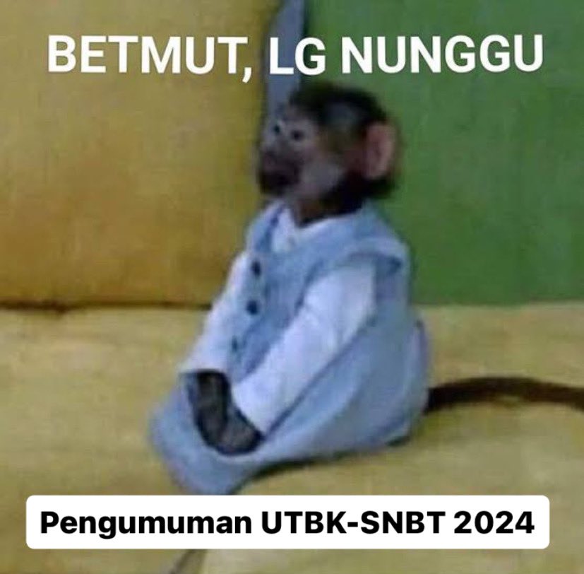 hehehe siapaa yang lagi nunggu pengumuman UTBK-SNBT 2024?☝🏻 

Cek pengumaannya disini yaa snbt.unsoed.ac.id ‼️ 

GOOD LUUCKKK GENSOED🫵🏻🥹