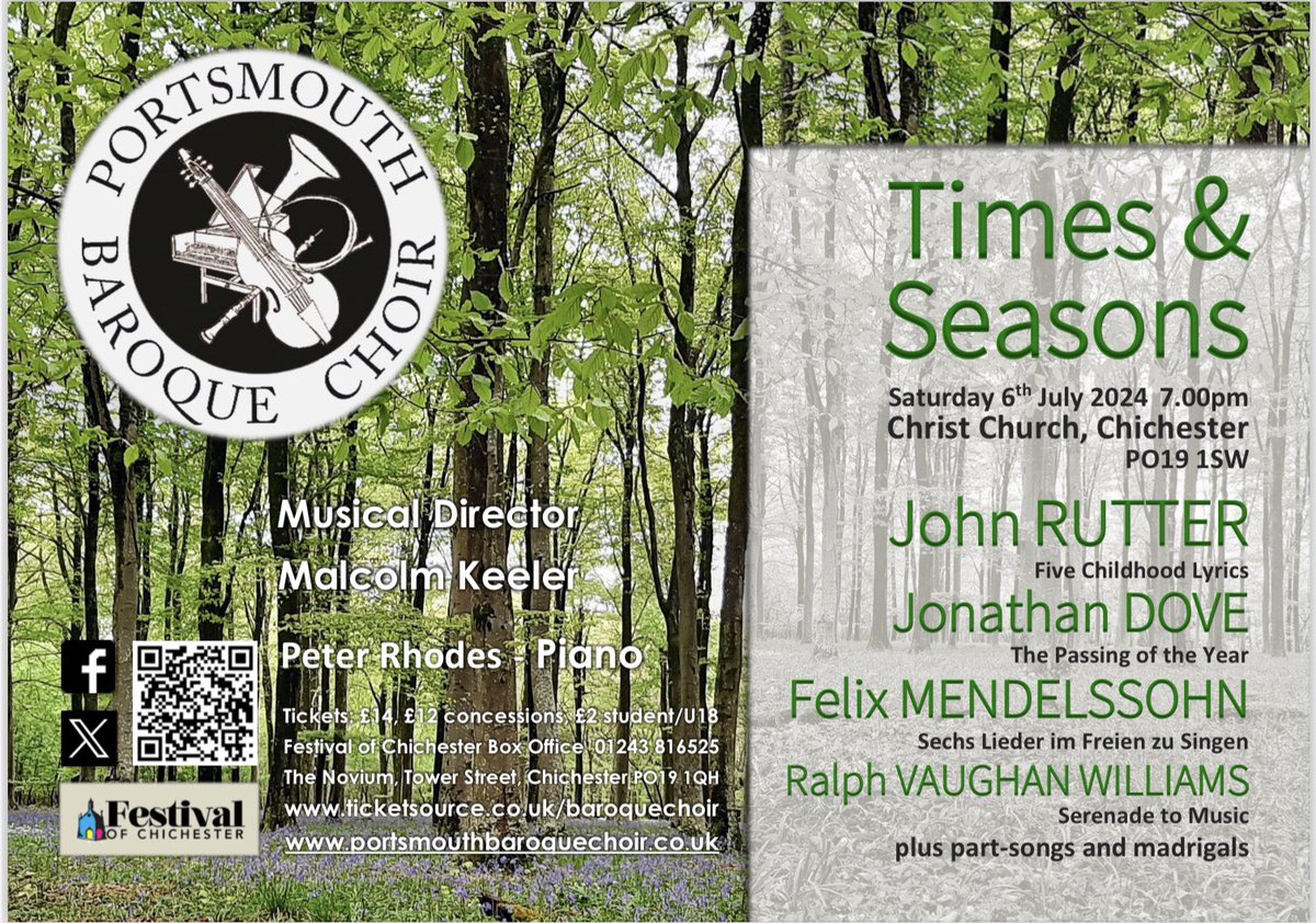 RVW’s ‘Serenade to Music’, leans on Shakespeare, “How many things by season season’d are’, encapsulating our summer concert theme. But did RVW also know Huxley’s ‘Music at night’ - “After silence that which comes nearest to expressing the inexpressible is music”?