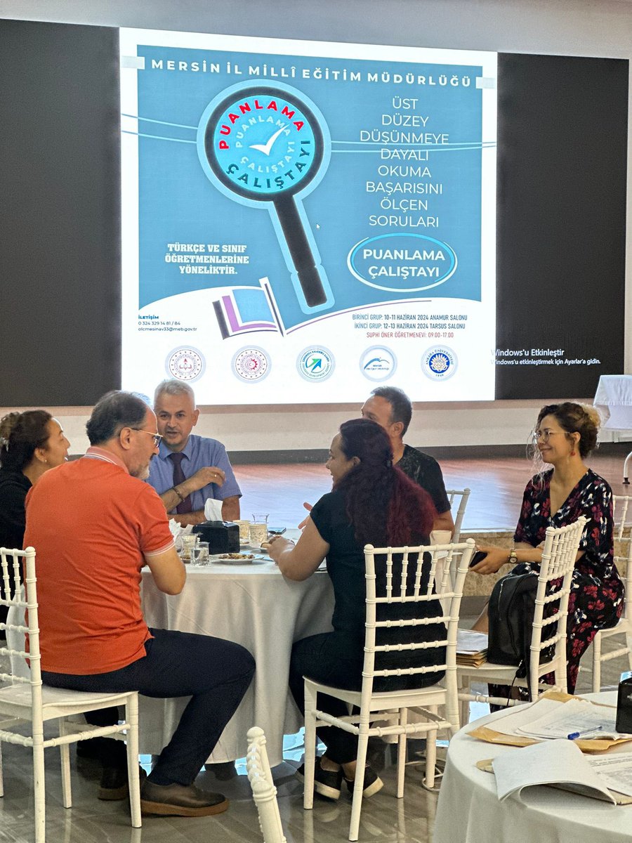 kutlutekinbas's tweet photo. Müdürlüğümüzce yürütülen Üst Düzey Düşünmeye Dayalı Okuma Başarısının Artırılması Projesinde uygulanan başarı testlerinin Puanlama Çalıştayında, toplam 2000 öğrencimizin açık uçlu sorulara verdikleri yanıtları puanlayan öğretmenlerimizin emeklerine sağlık. 👏👏👏👏
@MersinMEM https://t.co/J5vKreMs3X