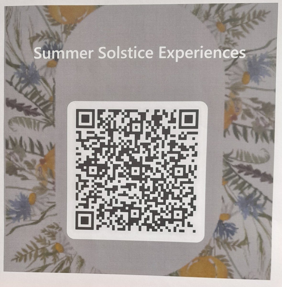 Come along to Bute Produce Summer Solstice Experiences
Scan QR Code for more details
<a href="/TZCB/">Fyne Futures</a> <a href="/ButeIslandRadio/">Bute Island Radio</a> <a href="/argyllandbute/">Argyll and Bute Council</a> <a href="/visit_Bute/">VisitBute</a>