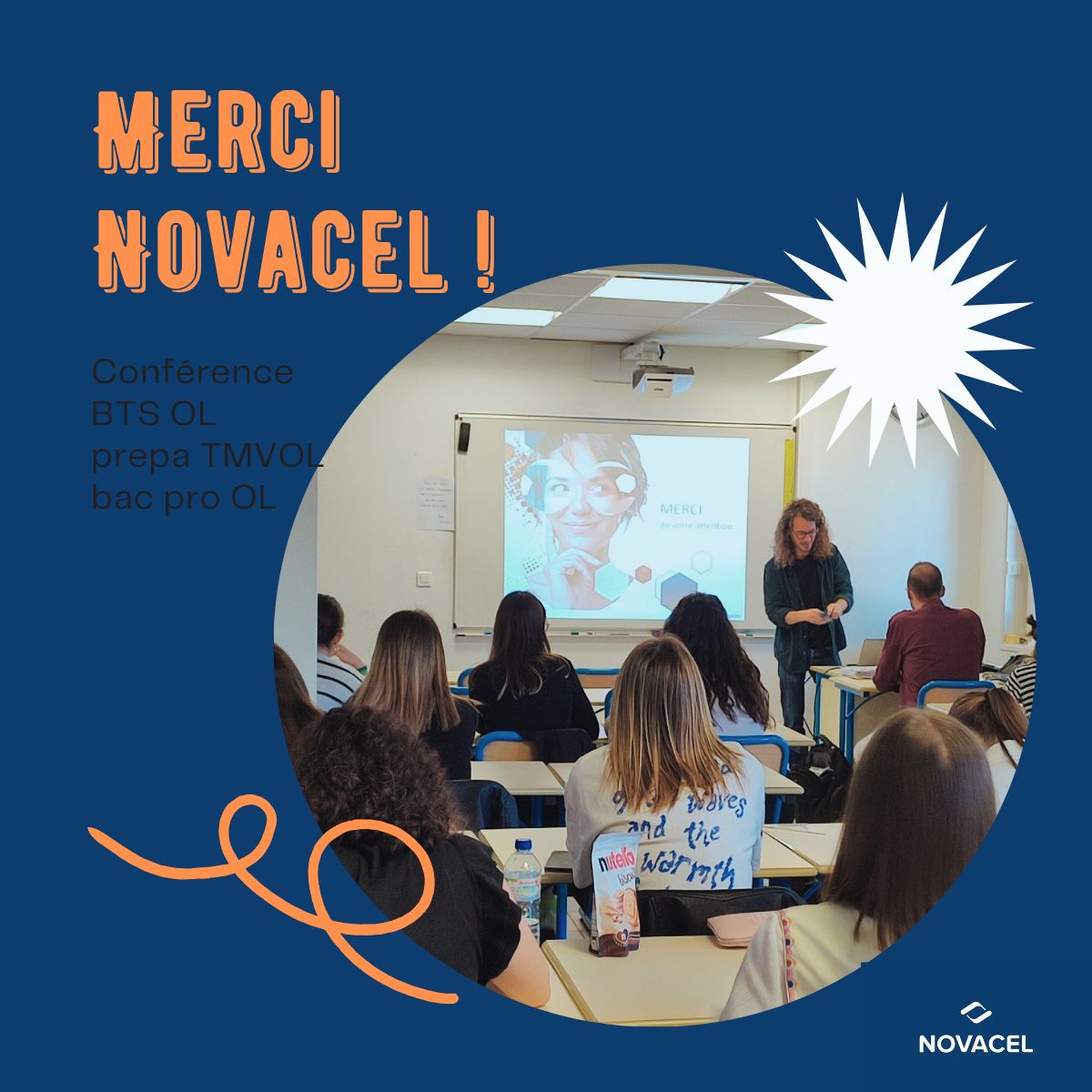 Un grand merci à Novacel, Julien Crinier et Florence D'INGEO pour leur venue au CFAI St Etienne et leur présentation auprès de nos étudiants en BTS OL, Prépa TMVOL et BacPro OL (Lycée du Marais) : linkedin.com/feed/update/ur…

#Opticien #Formation #Novacel #BTSOL #TMVOL #BacProOL