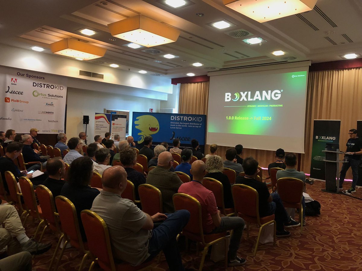 ortussolutions's tweet photo. Hey there! We have just presented the Keynote at the @cf_camp  in #Munich!
If you are eager to learn about @TryBoxLang , the new language for the #JVM that will revolutionize everything soon, you're in luck!
The dream team is here and excited to share all the details with you!
Drop by the @OrtusSolutions booth - we can't wait to meet you.
Tschüss!

#CFCamp #ColdFusion #OrtusSolutions #BoxLang #KeynoteSpeaker #DeveloperConference #Munich #MultiRuntimeDevelopment #CFML #Coding #Development #Networking