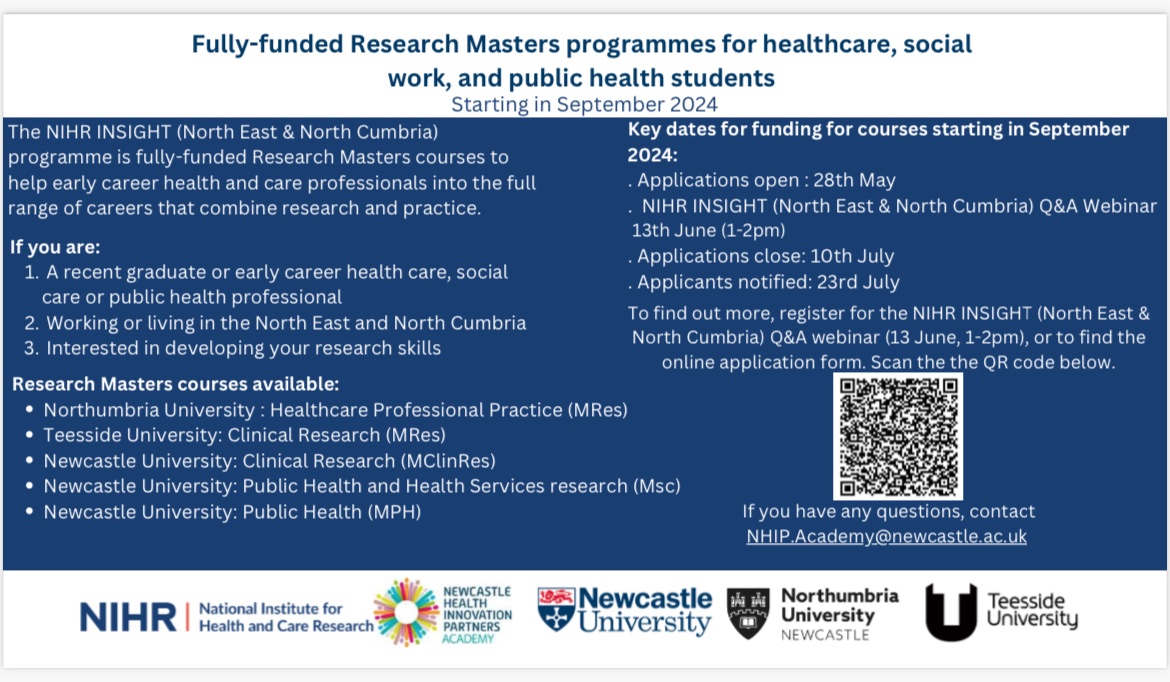 Charlotte L Richardson (@_charlottelucy_) on Twitter photo Calling all <a href="/NCL_Pharmacy/">Newcastle Pharmacy</a> alumni, pharmacists and other HCPs, we have funded research Masters available
Future pharmacists are going to need more research skills and this is a great way to stand out! Calling all <a href="/NCL_Pharmacy/">Newcastle Pharmacy</a> alumni, pharmacists and other HCPs, we have funded research Masters available
Future pharmacists are going to need more research skills and this is a great way to stand out!