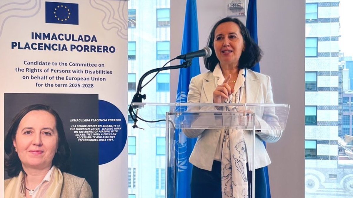 Historic first!

Who's Inmaculada Placencia Porrero, the first member of the #CRPD Committee put forward as a candidate by the EU as a regional integration body? 

Who else was elected to the Committee during #COSP17?

Read: edf-feph.org/historic-first…
