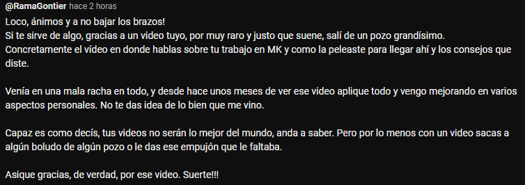 tombie_17's tweet photo. Wow, los mensajes que te llegan al alma. 
Es re loco subir un video para contar una experiencia y terminar ayudando a alguien. 

Gracias, de verdad, es el objetivo de todo esto. https://t.co/jyPnEjT3AU