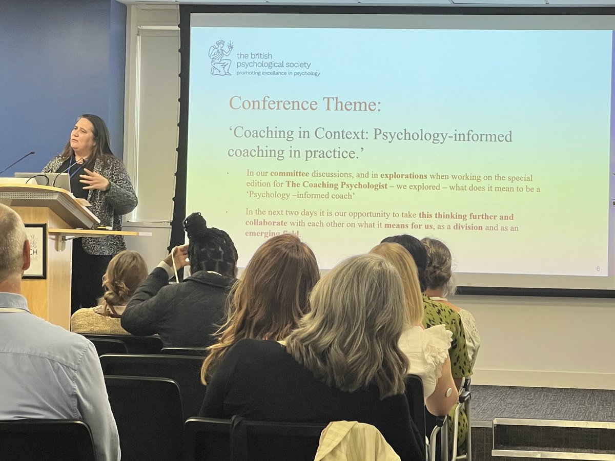 David Robert Tee (@davidrtee) on Twitter photo The <a href="/BPS_DoCP/">BPS Division of Coaching Psychology</a> 2024 conference is up and running with the opening address from our incoming Chair <a href="/LO_EduforAll/">Dr. Lizana Oberholzer PFHEA/ FCCT/FCMI</a> #coaching The <a href="/BPS_DoCP/">BPS Division of Coaching Psychology</a> 2024 conference is up and running with the opening address from our incoming Chair <a href="/LO_EduforAll/">Dr. Lizana Oberholzer PFHEA/ FCCT/FCMI</a> #coaching