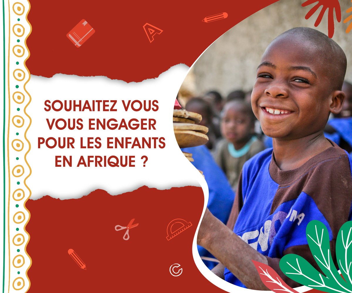 Souhaitez-vous aussi vous engager pour les enfants en Afrique ?

#JournéeDeLEnfantAfricain 
#ÉducationPourTous
#LHeureEstVenue