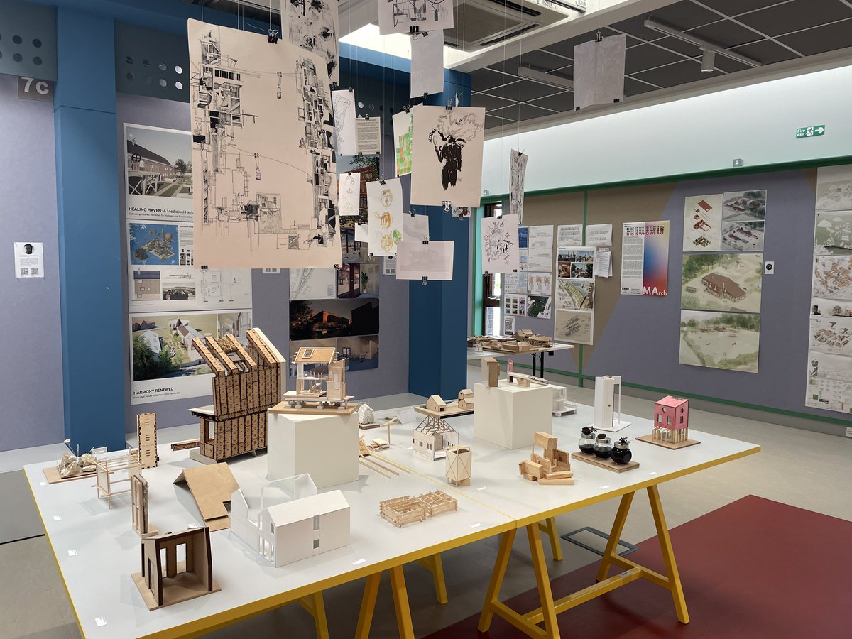 This year Profile Architects supported the Kent School of Architecture End of Year Student Exhibition, which showcases the inspirational work of the undergraduate and postgraduate students, including some fantastic models, drawings and visualisations #architecture #ksa #creative