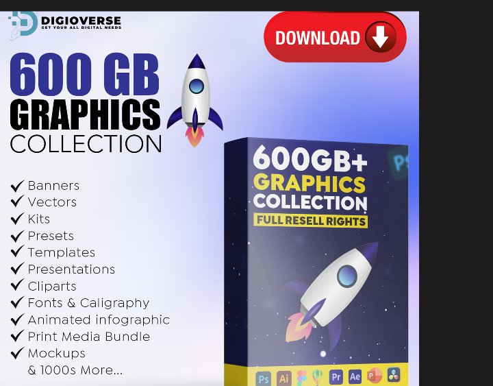 600+GB GRAPHICS COLLECTION | THE ULTIMATE GRAPHICS MEGA COLLECTION BUNDLE 🌟✨
In the digital age, visuals speak volumes. Whether you’re a graphic designer, a marketer, a content creator, or just someone with a passion for visual storytelling, having.....
grow.digioverse.com/600gb-graphics…