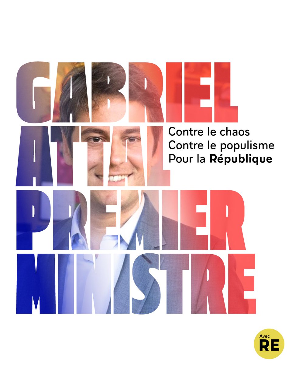 Face à Jean-Luc Mélenchon et Jordan Bardella, on veut #AttalPremierMinistre.

Partagez si vous êtes d’accord !