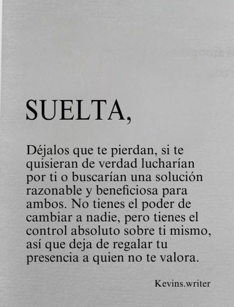 SUELTA!