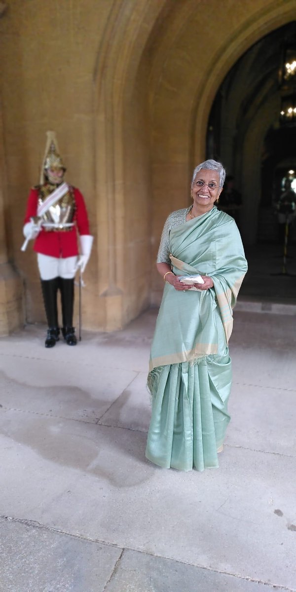 PlymouthMarine's tweet photo. So proud to see our Dr Shubha Sathyendranath awarded an MBE at a ceremony in Buckingham Palace yesterday in recognition of her services to oceanography. The award serves as testament for her outstanding contribution to marine science. https://t.co/MswmvXQtIA
