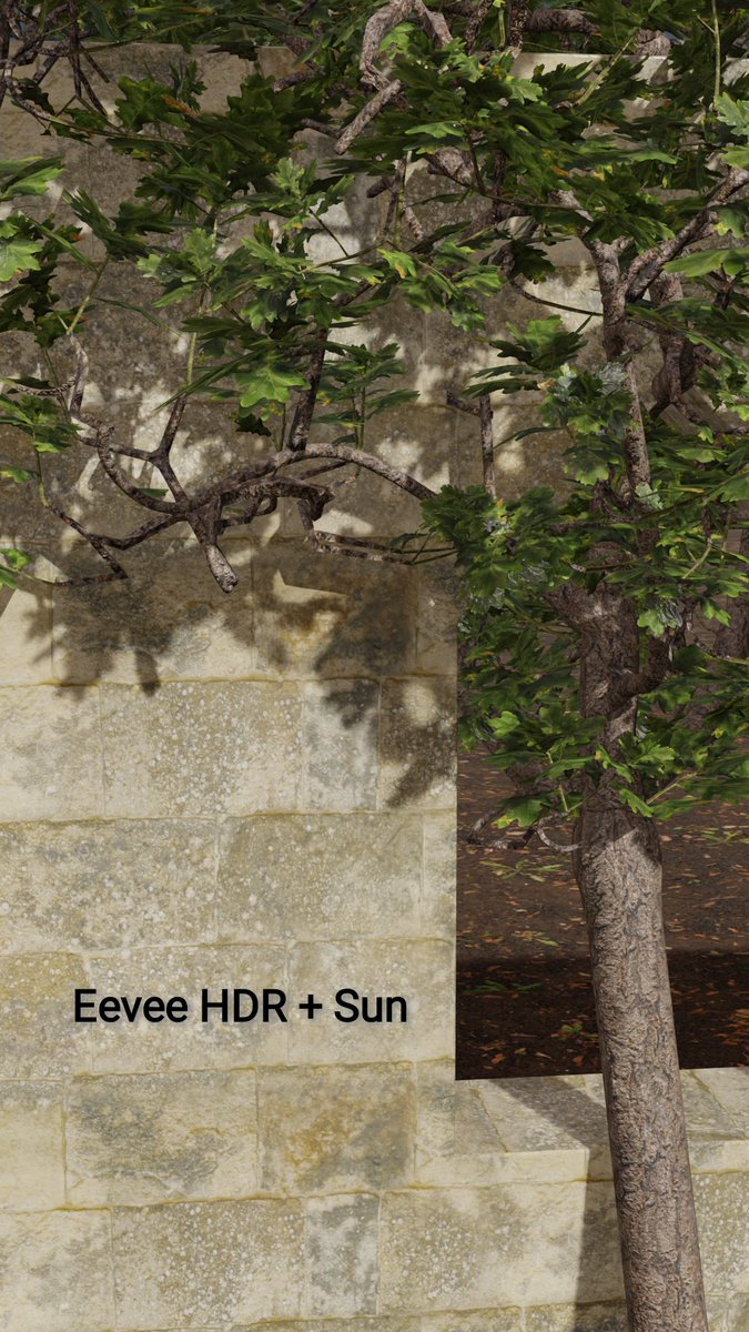 stelzertech's tweet photo. Created a study on the difference in environmental lighting between cycles and eevee. Tldr: in eevee use HDR and sun with enhanced shadow cascade. #b3d #blender https://t.co/2LdkaJLOag