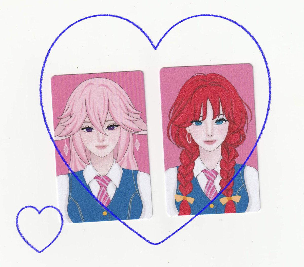 cartsumu's tweet photo. tysm po for sharing your pretty art with us and for the giveaway rin na napanalunan ko hihi i love themmm <3 #rrait0 @rrait0 https://t.co/m52jiI2HdZ