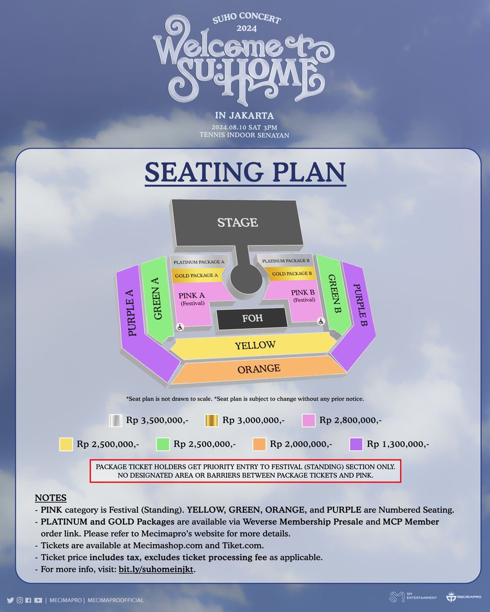 mecimapro's tweet image. [ANNOUNCEMENT]
2024 SUHO CONCERT &amp;lt;SU:HOME&amp;gt; IN JAKARTA - Official Seat Plan.
EXO-L Indonesia, choose your best seat and grab your tickets to have an unforgettable day with the leader of EXO, #SUHO! 
-
🔗: bit.ly/suhomeinjkt