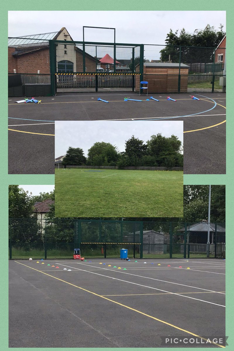 Ready, steady, go. All set for sports day.