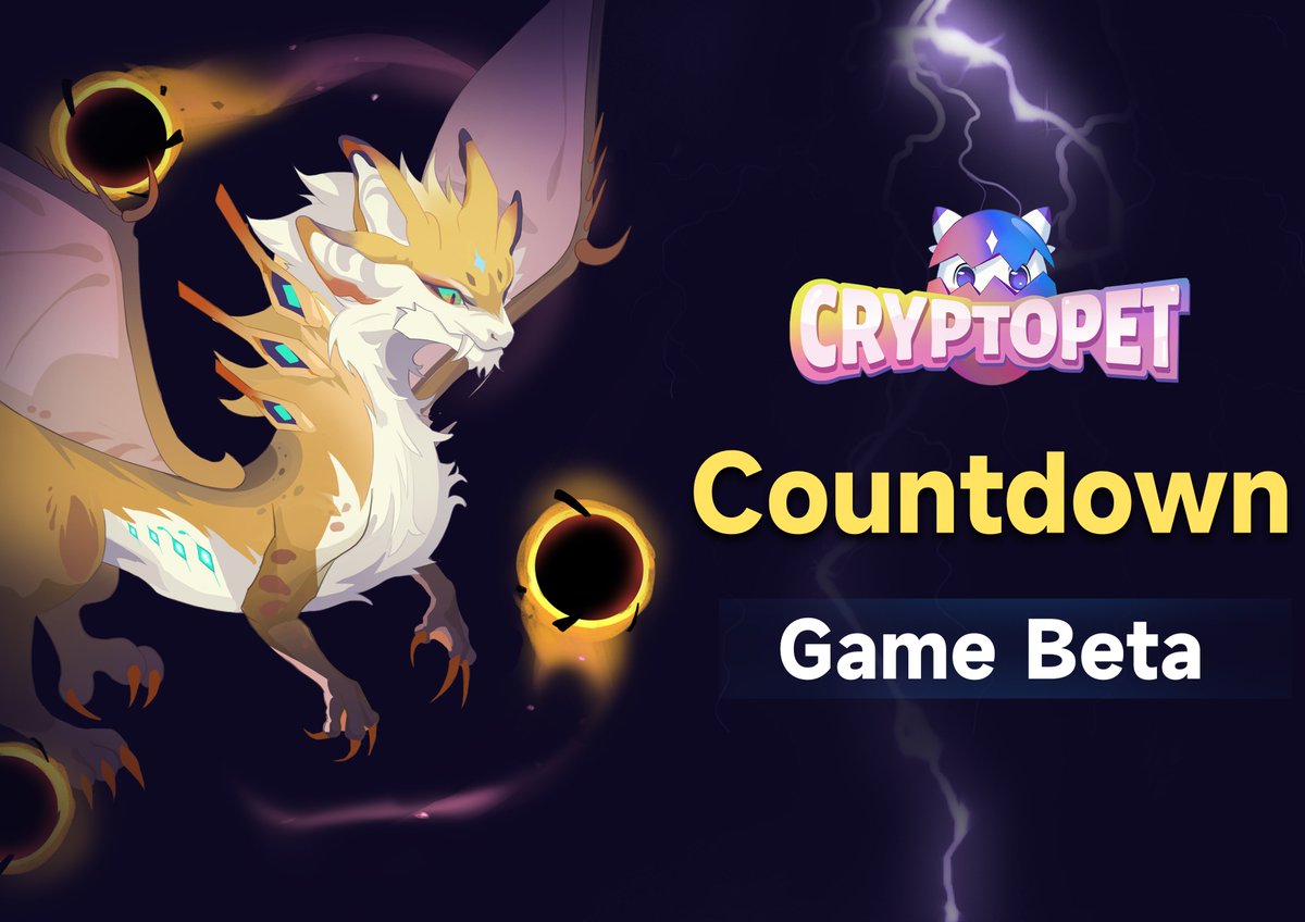 CryptoPet157775's tweet photo. The release of the GAME BETA  is in the final stages💹

Let’s count down together to welcome the surprise🙀

Always pay attention to our updates and prepare to experience the unlimited exciting game🌟

#CryptoPet #GameFi #Crypto #Web3 #Metaverse #AI #SocialFi https://t.co/23v2iz8yo7