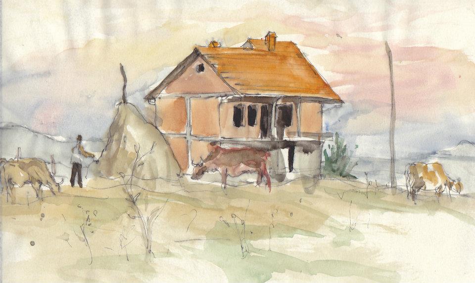 Sketch of the Day: #Kosovo, 2000 #Kosova