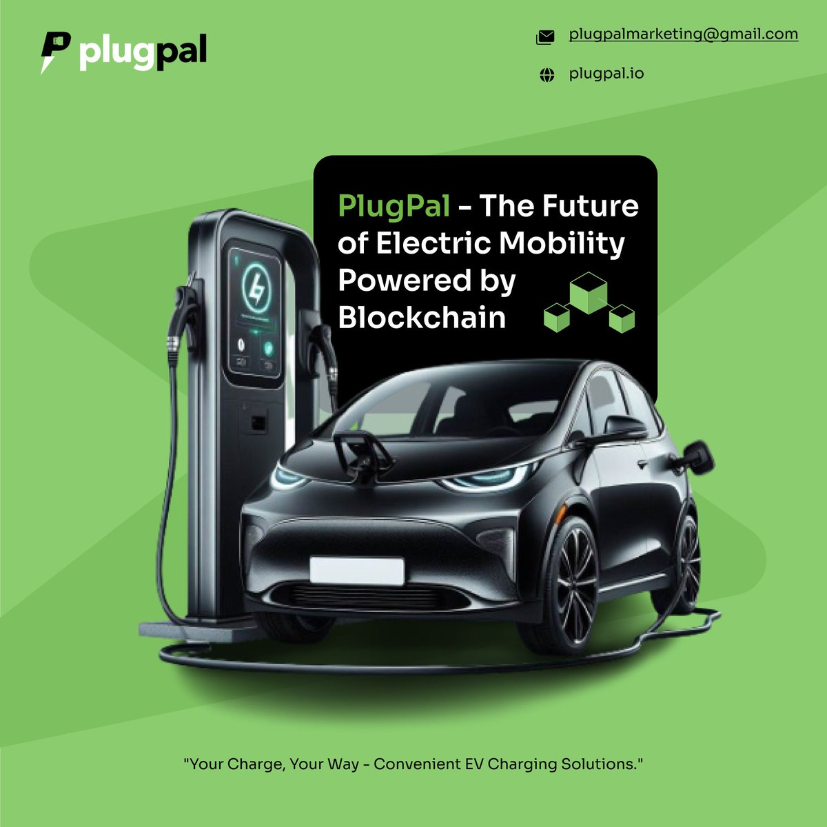 PlugMateEV's tweet photo. π Attention EV enthusiasts, visionaries, and change-makers! Imagine a world where charging your electric vehicle is as simple as plugging in your smartphone. That's the world PlugPal is building! πΏ
#EVcharging #PlugPal #FutureOfMobility #ElectricDrive #ChargingSolutions https://t.co/3JyCrmlnmB