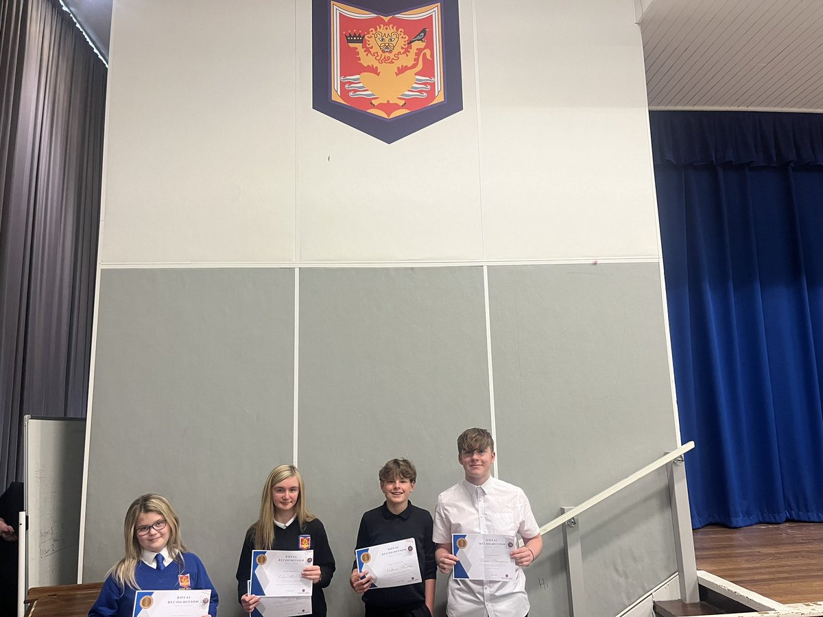 gillianmpryce's tweet photo. Well done to our Royal Recognition Gold level award winners who have regularly contributed to community groups and events. Congratulations- you are wonderful ambassadors for the school and we are very proud of you @IrvineRoyalAcad https://t.co/MMP7k1bx7k